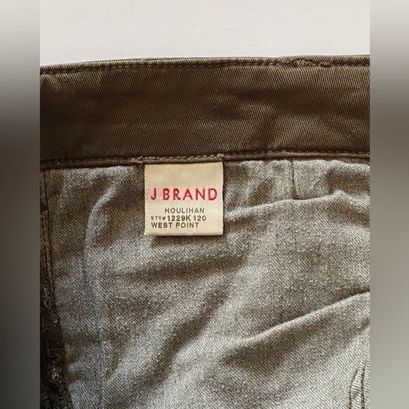 JBRAND Houlihan Army Green Skinny Cargo Jeans Size 25 - Picture 12 of 15